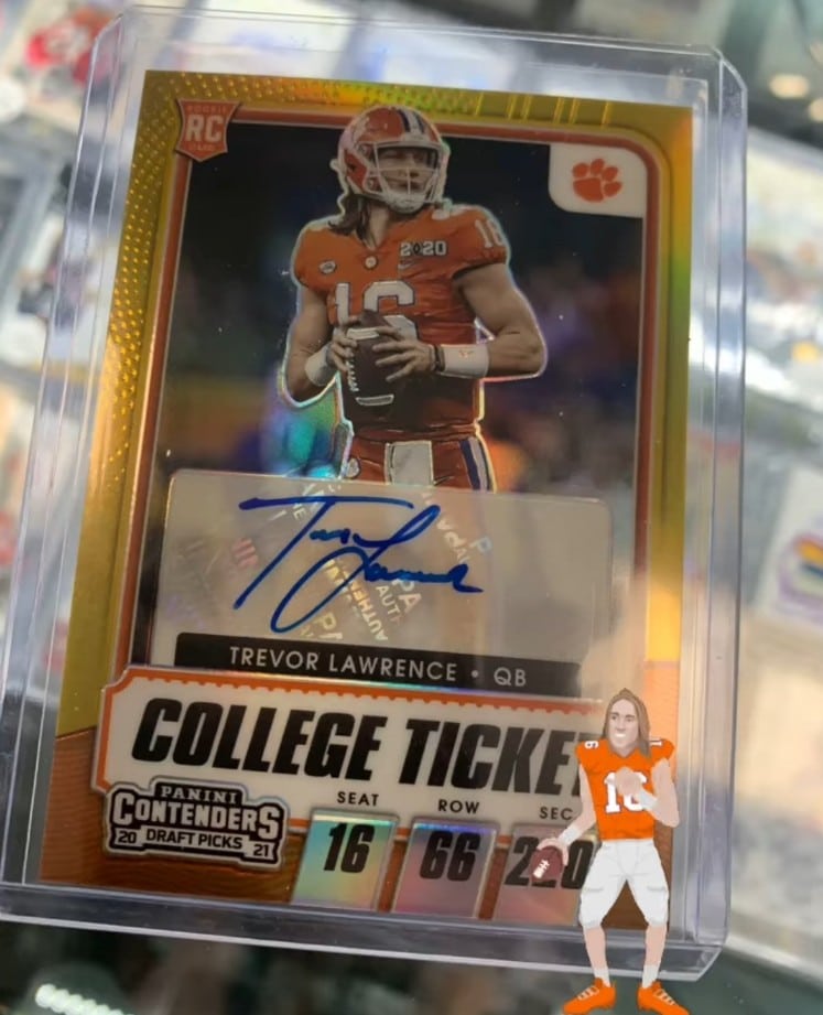 panini trevor lawrence rookie