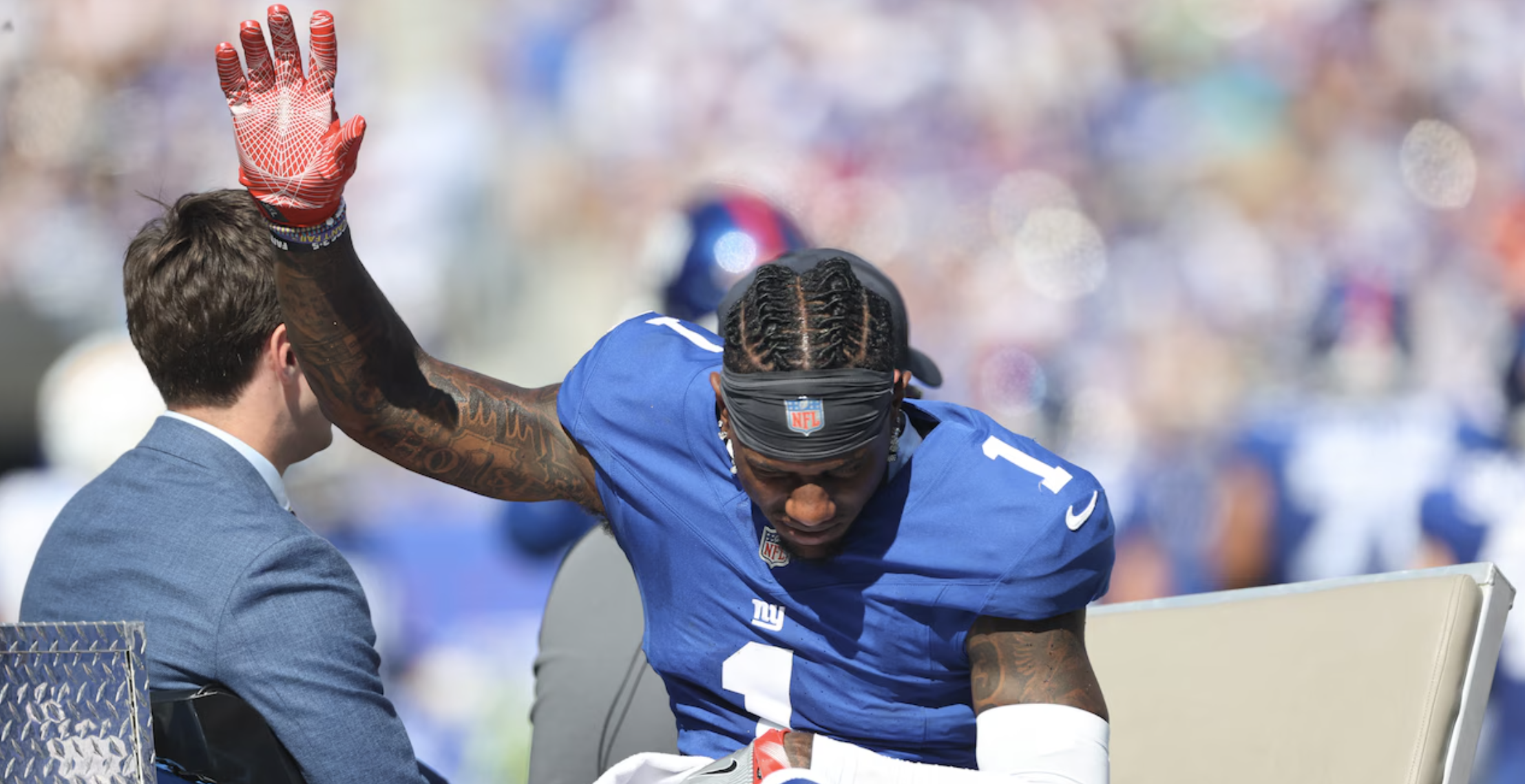 NY Giants WR Malik Nabers Week 4 Injury