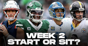 Week 2 Quarterbacks Start Em Sit Em