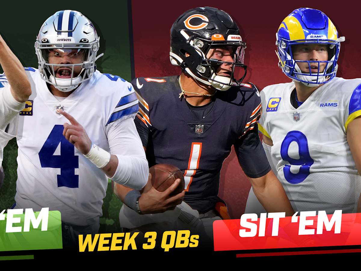 Week 3 QB Start Em Sit Em