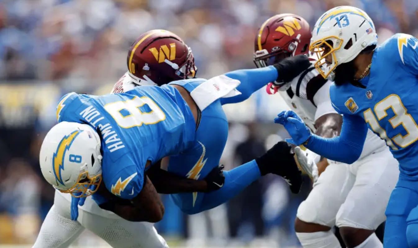 Chargers RB Omarion Hampton Injured in Week 5