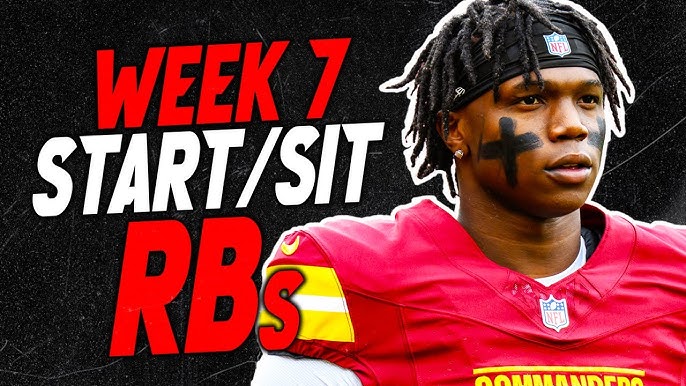 NFL Week 7 Start Sit: Running Backs