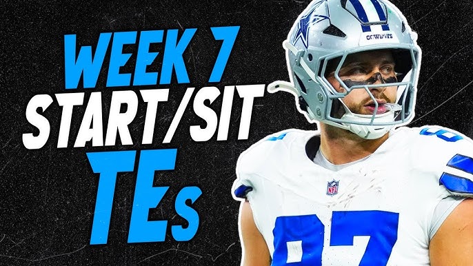 NFL Week 7 Start Sit: Tight Ends