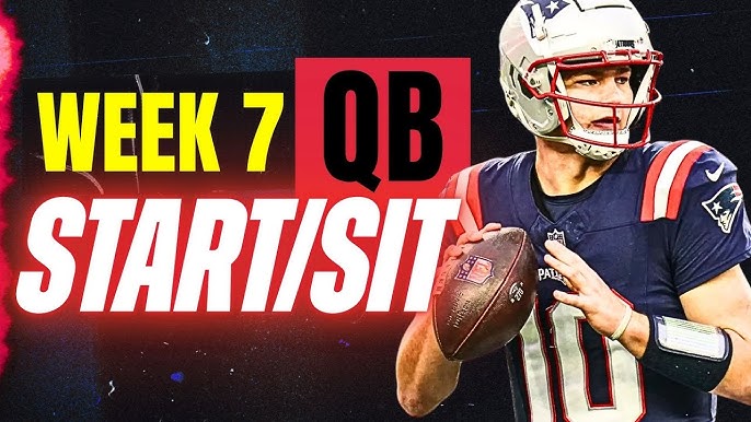 NFL Week 7 Start Sit: Quarterbacks