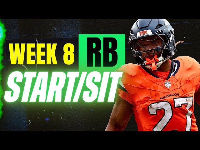 NFL Week 8 Start/Sit: Running Backs