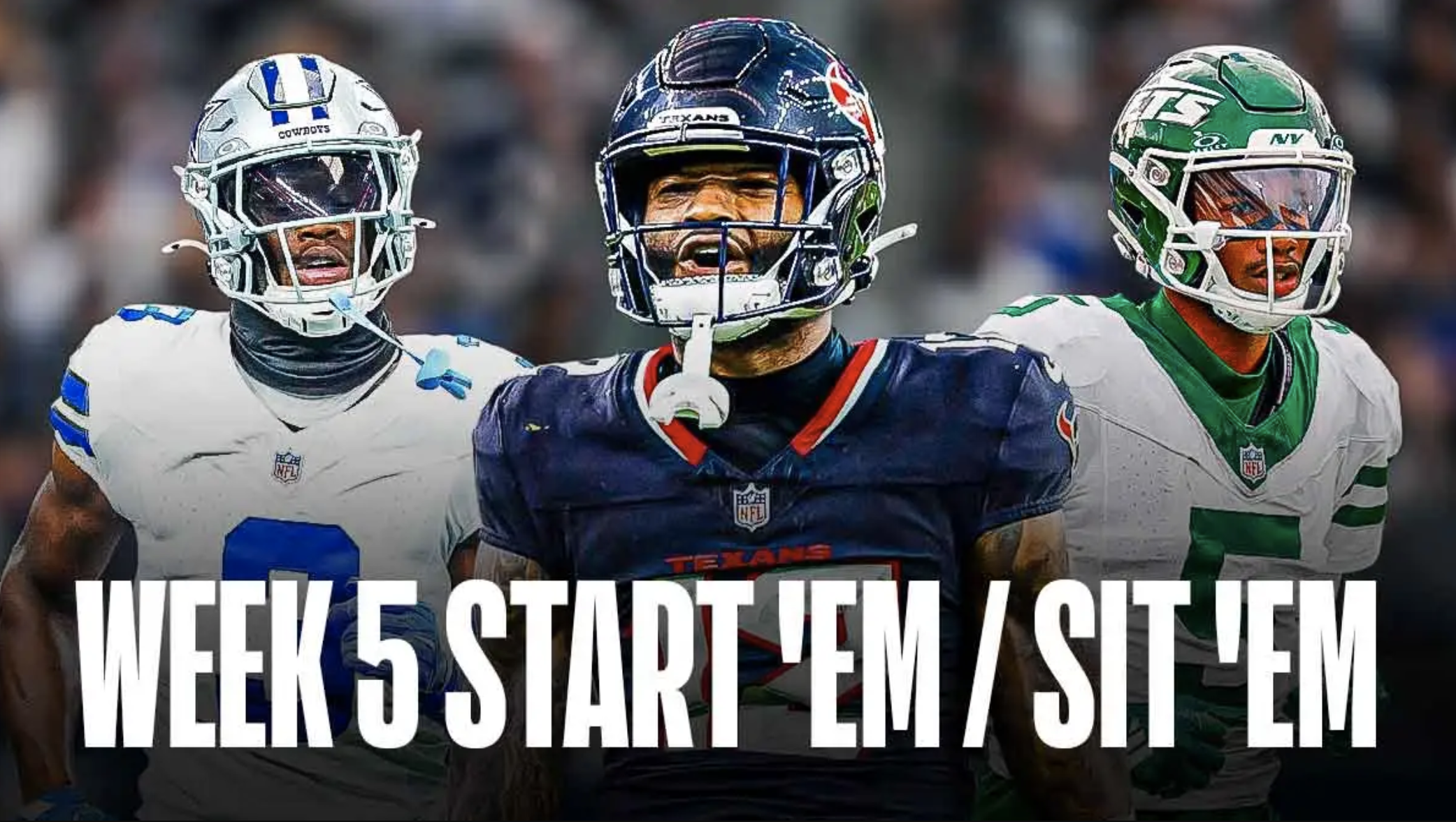 NFL Week 5 Start Sit: Wide Receivers